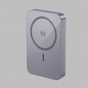 Внешний АКБ NRG Max Qi2.2 10000 мА-ч, 25Вт MageSafe, цвет: серый