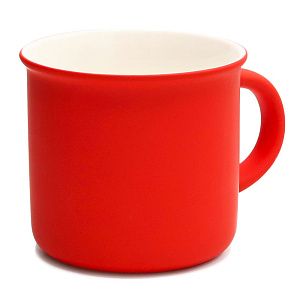 Кружка Camping, софт тач, красная-S