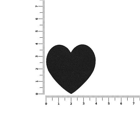 Наклейка тканевая Lunga Cor, M, черная