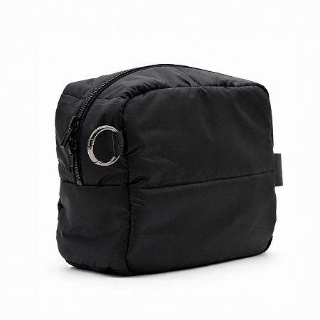 Несессер Superbag Bubble, стёганый, на молнии, с креплением на кольцо-карабин