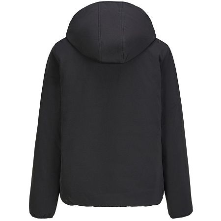 Куртка софтшелл с капюшоном женская Falcon Women, черная, размер XL