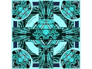 Платок «Малахитовая шкатулка»