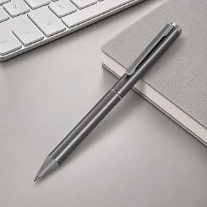 Ручка шариковая из переработанного алюминия «Alloyink», цвет: серебристый