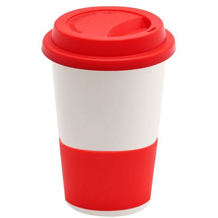Кружка Magic To Go, белый/красный