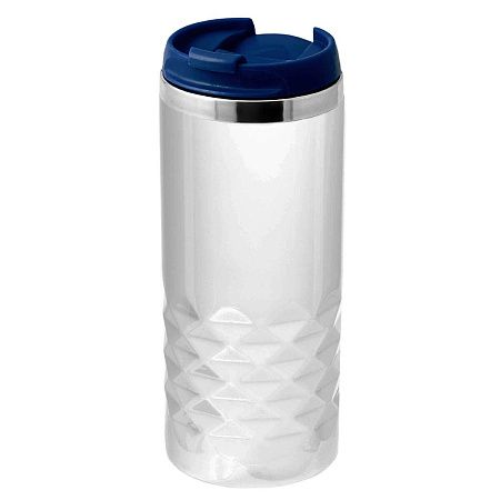 Термокружка NEXT WHITE 350мл. Белая с темно-синей крышкой 6042.14