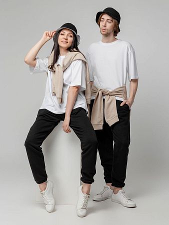 Футболка унисекс оверсайз Street Vibes, молочно-белая, размер XS/S