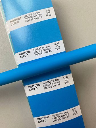 Ручка шариковая IGLA SOFT, пластиковая, софт-тач, голубой