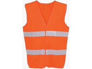 Жилет светоотражающий, цвет: оранжевый