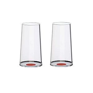 Хрустальный бокал для игристого вина на магните Trebonn SplitGlass, 2 шт, 320 мл