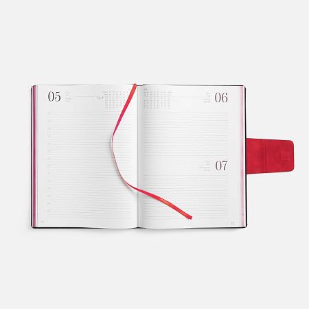 Ежедневник Grande Strap на заказ, датированный, черный