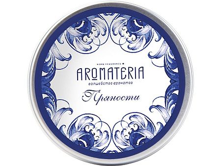 Набор: платок «Гжель» и свеча «Птица счастья»