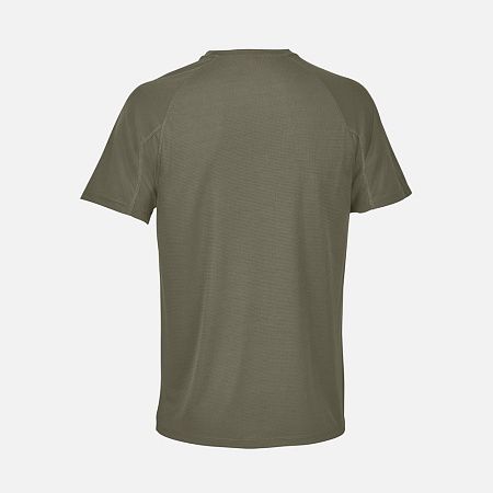 Футболка спортивная унисекс Vortex, темный хаки, размер XS