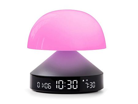 Светильник с часами и световым будильником Mina Sunrise