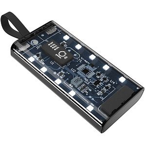 Внешний аккумулятор Wonder с фонариком, 10000 mAh