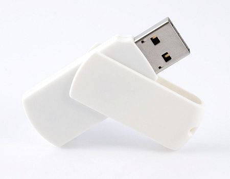 Флеш накопитель USB 2.0 Goodram Colour 8GB, пластик, белый/белый