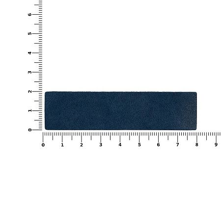 Лейбл кожаный Pasek, S, синий