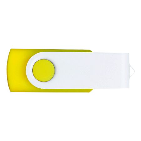Флешка TWIST WHITE COLOR Желтая с белым 4015.04.07.4ГБ