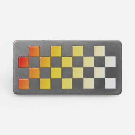 Значок Magnet Matto, серый металлик