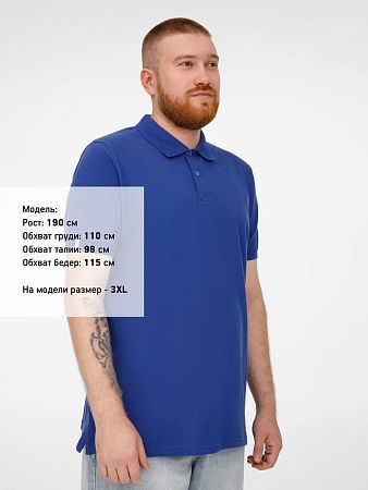 Рубашка поло мужская Virma Premium, ярко-синяя (royal), размер 4XL