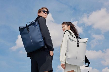 Антикражный водонепроницаемый рюкзак Urban Flap-Top, темно-синий