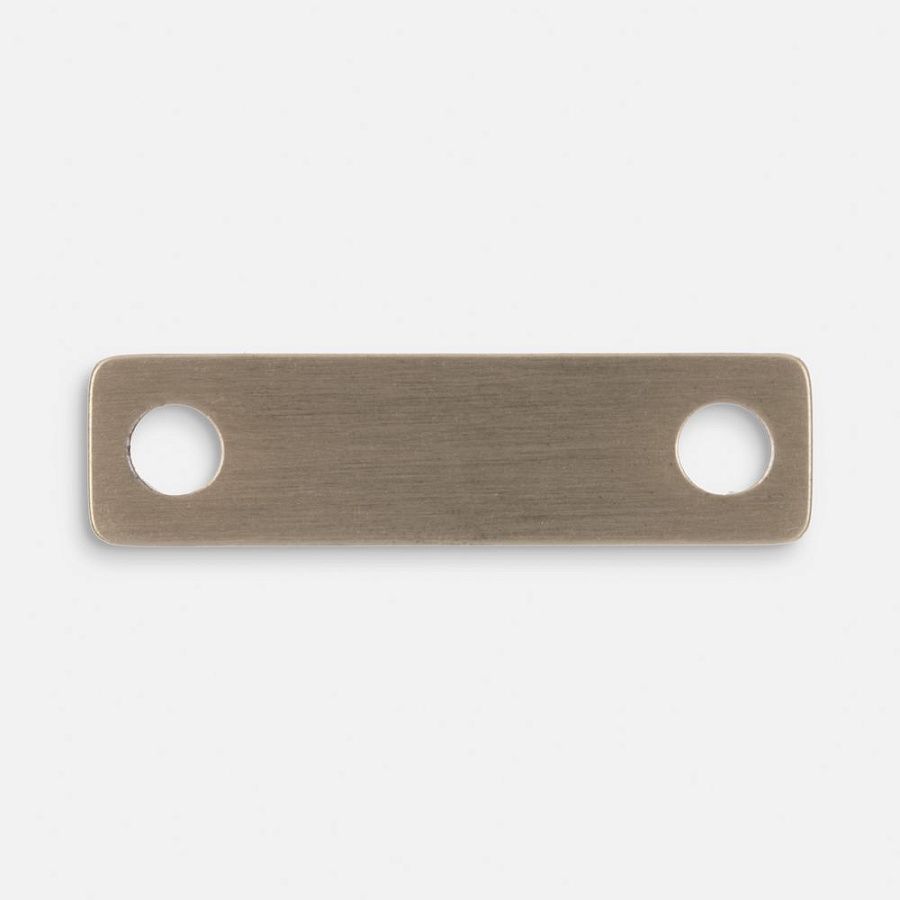 Шильдик металлический Alfa Liten, бронзовый