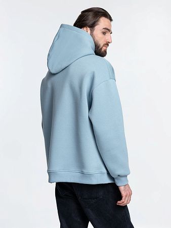 Худи Kulonga Oversize, серо-голубое, размер M/L
