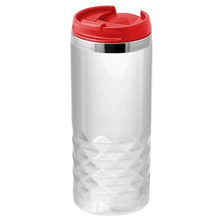 Термокружка NEXT WHITE 350мл. Белая с красной крышкой 6042.03