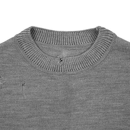 Джемпер оверсайз унисекс Grunge в сумке, серый, размер S/M