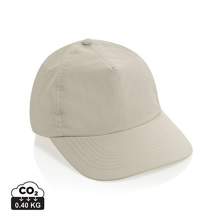 Бейсболка KENTO URBAN RCS из переработанного нейлона, 5 клиньев, для активного отдыха