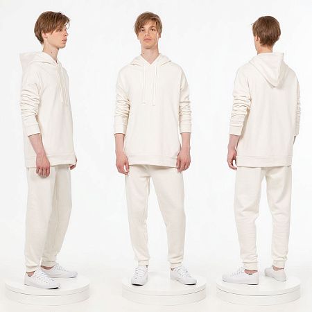 Джоггеры J2, молочно-белые, размер XS/S