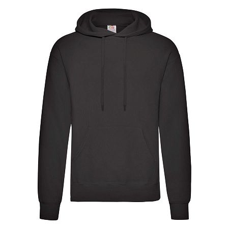 Толстовка CLASSIC HOODED 3XL черный 80% хлопок, 20% полиэстер, плотность 280г/м2