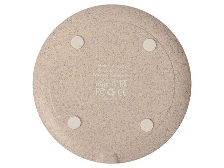 Беспроводное зарядное устройство «Wheatty» из пшеничной соломы, 5W
