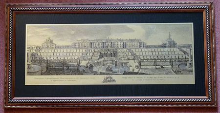 Гравюра "Петергоф"