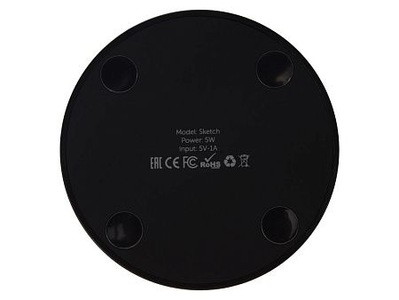 Беспроводное зарядное устройство «Sketch» с закаленным стеклом