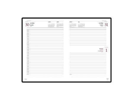 Ежедневник датированный А5 «Sidney Nebraska» на 2026 год