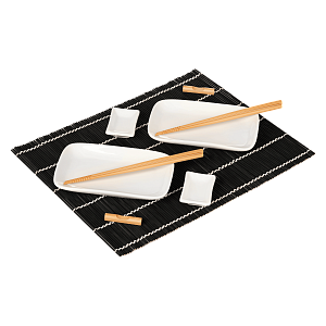 Набор для сервировки суши Tokyo (10 предметов), черный