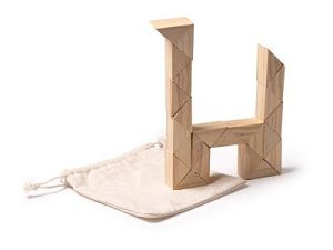 Деревянный пазл-головоломка NOKIT, цвет: бежевый