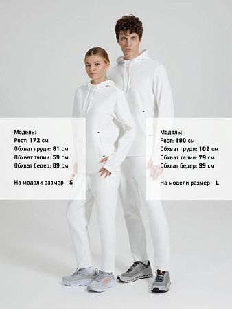 Худи унисекс Begi, молочно-белое, размер S