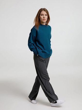 Джемпер оверсайз унисекс Stated в сумке, синий (морская волна), размер L/XL