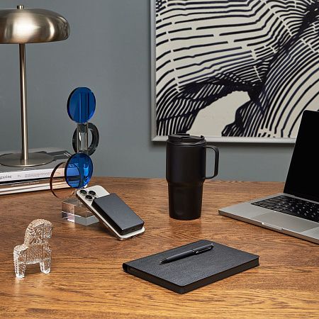 Внешний аккумулятор Atlantis PD Plus 10000mAh с функцией беспроводной зарядки 15W, черный