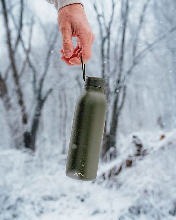 Термобутылка Avira Avior из переработанной нержавеющей стали RCS, 500 мл