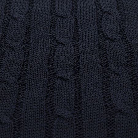 Плед Fado вязаный, синий (без подарочной коробки)