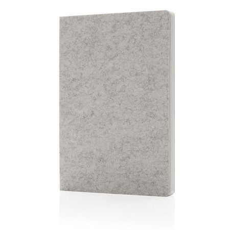 Блокнот Phrase из переработанных фетра и бумаги GRS, А5, 80 г/м²
