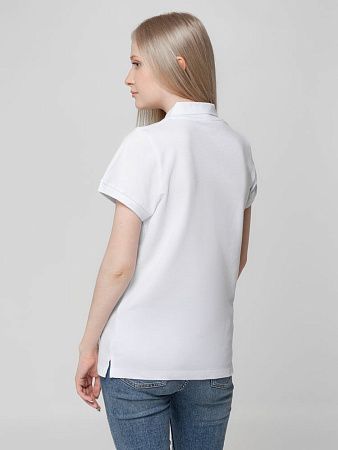 Рубашка поло женская Virma Lady, белая, размер S