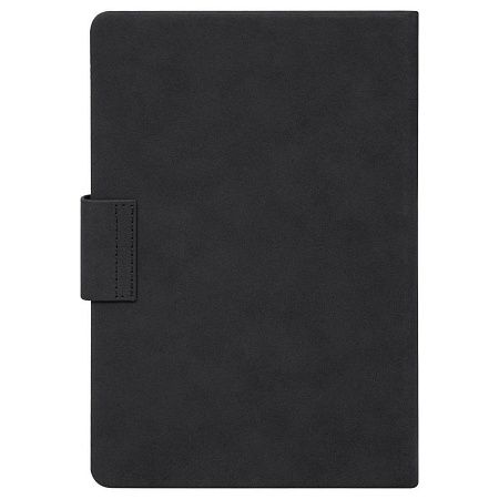 Ежедневник Alfa Garda Nuba А5, черный, недатированный, в твердой обложке в сливбоксе