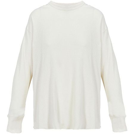 Футболка с длинным рукавом Thermal T, бежевая (неокрашенная), размер M