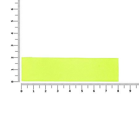 Лейбл тканевый Epsilon, S, желтый неон