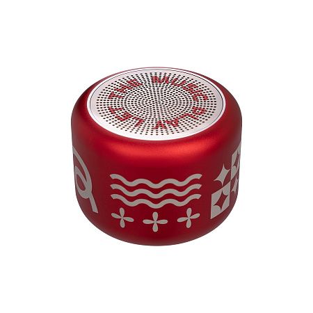 Беспроводная колонка Пэшн (Passion) 80dB 600 mAh (Bluetooth 5.4), красная