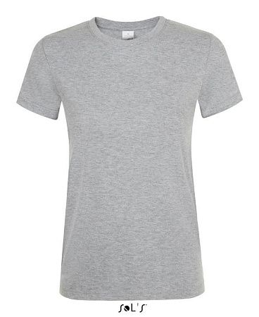 Фуфайка (футболка) REGENT женская,Серый меланж XXL