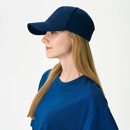 Бейсболка Фит (Fit), 5 клиньев, синий